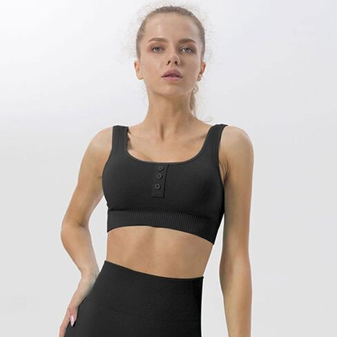 OHYOGA Sports Bras for Women Seamless Sports Bra Workout Crop Tank Tops WJ031 in Kuwait