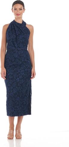JS Collections Women's Scarlett Wrap Tea Length Dress in Saudi Arabia