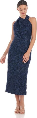 JS Collections Women's Scarlett Wrap Tea Length Dress in Saudi Arabia