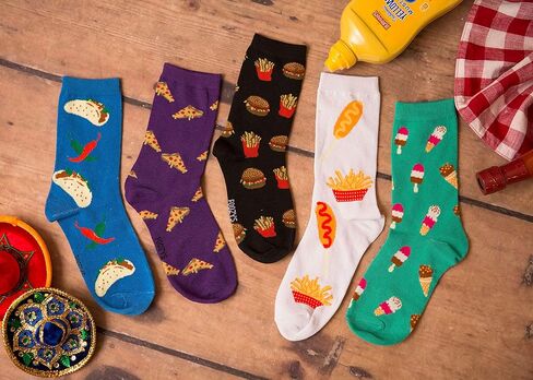 Women’s Crew Socks | Cute Martinis Food & Drink Novelty Socks | 2 Pair in Saudi Arabia