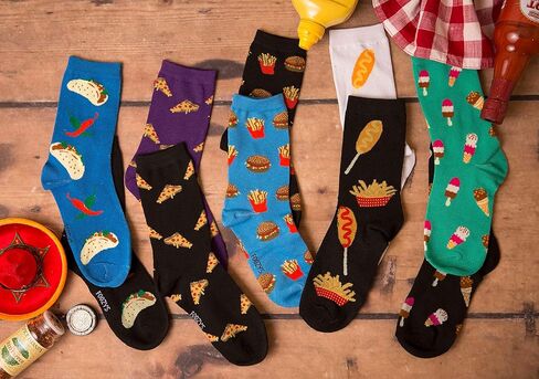 Women’s Crew Socks | Cute Martinis Food & Drink Novelty Socks | 2 Pair in Saudi Arabia