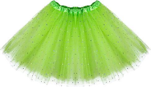 Tutus for Women and Big Girls, Green Tulle Skirts 80S Princess Dance Tutu for St.Patrick's Day/Halloween Party Favors in Saudi Arabia