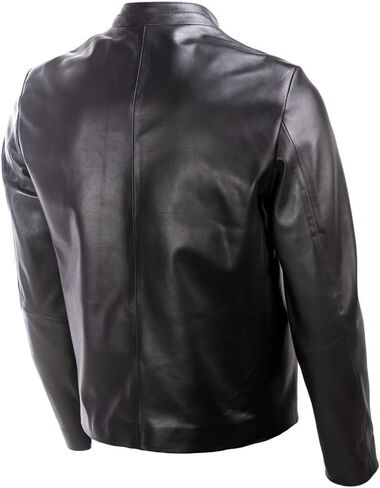 Men's Genuine Leather Jacket, 100% Lambskin Leather Outerwear Jacket in Saudi Arabia