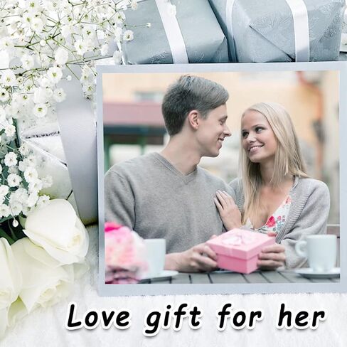 J.Endéar سوار قلب الحب للنساء الفتيات، سوار الزركون المكعب على شكل قلب أنيق مصنوع يدويًا من الفضة الاسترليني والمجوهرات للسيدات قابل للتعديل 16+8 سم in Kuwait