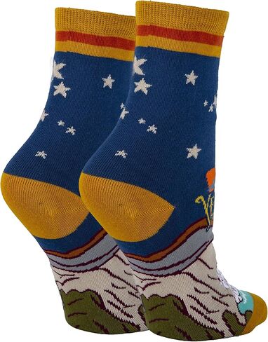 ooohyeah Women's Funny National Parks Socks, Novelty Cool Crazy Crew Socks Fun Gifts in Kuwait