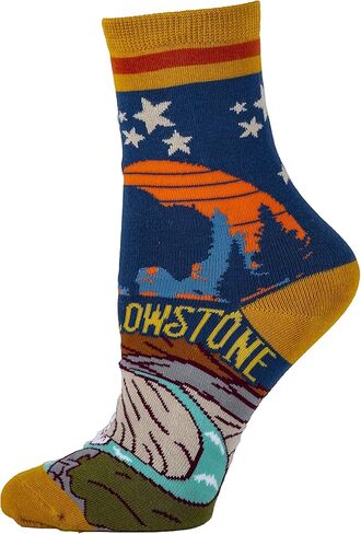 ooohyeah Women's Funny National Parks Socks, Novelty Cool Crazy Crew Socks Fun Gifts in Kuwait
