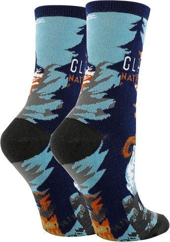 ooohyeah Women's Funny National Parks Socks, Novelty Cool Crazy Crew Socks Fun Gifts in Kuwait