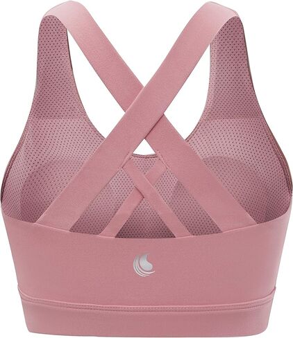 Sports Bras for Women High Support Criss-Cross Workout Bras Running Yoga Padded in Kuwait