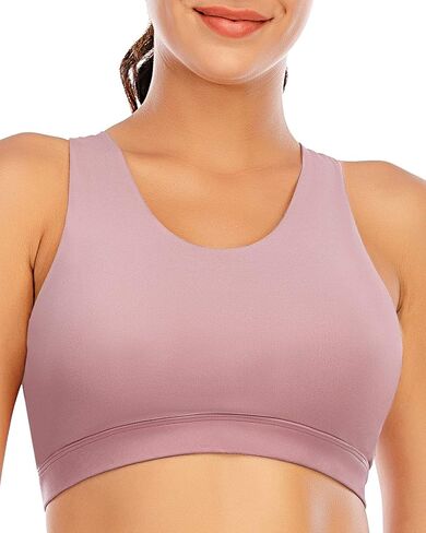Sports Bras for Women High Support Criss-Cross Workout Bras Running Yoga Padded in Kuwait