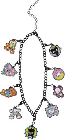 Bioworld Hello Kitty & Friends 12-Piece Charm Bracelet, OSFA, Zinc, No Gemstone in Saudi Arabia