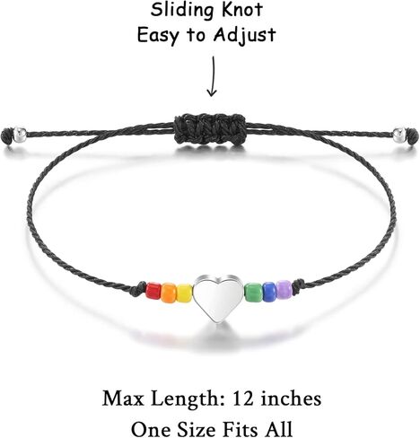 JOGDIAM فخر سوار الهدايا فخر السخافات أساور قوس قزح in Kuwait