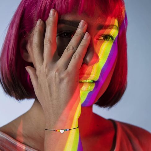 JOGDIAM فخر سوار الهدايا فخر السخافات أساور قوس قزح in Kuwait