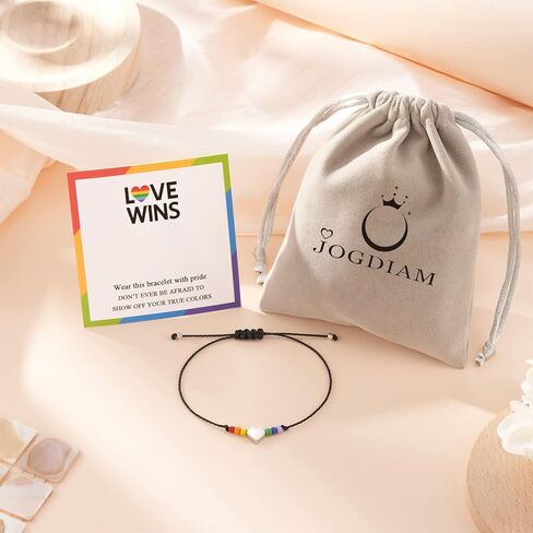 JOGDIAM فخر سوار الهدايا فخر السخافات أساور قوس قزح in Kuwait