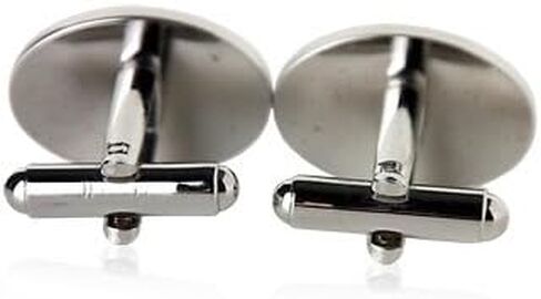 Cuff-Daddy Polka Dot Cufflinks in Black & White with Presentation Box in Saudi Arabia