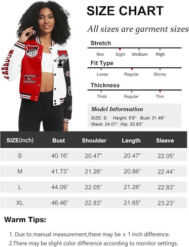 جاكيت اسكواش للنساء من كوزيبوين، جاكيت قصير مطبوع بالوان متباينة 2023 للجنسين، معاطف واي 2 كيه in Kuwait