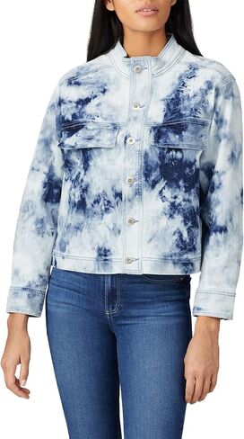 FIFTEEN TWENTY Rent the Runway Pre-Loved Blue Tie Dye Jacket, Blue, X-Small in Saudi Arabia