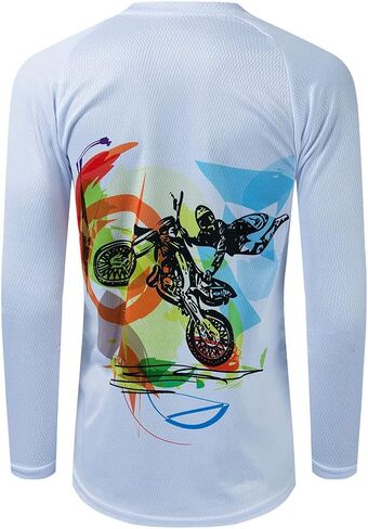Long Sleeve MTB Jersey Women, Dirt Bike Shirt for Mountain Motocross Biking BMX Motorcycle Fishing Off Racing in Saudi Arabia