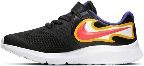 Nike Kids Star Runner 2 (GS) Sneaker (Black/Flame, 11) in Saudi Arabia