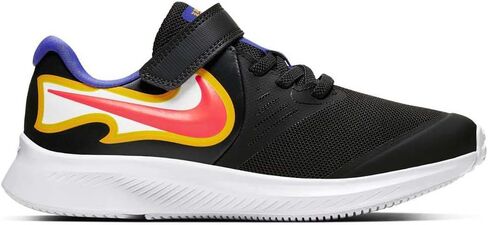 Nike Kids Star Runner 2 (GS) Sneaker (Black/Flame, 11) in Saudi Arabia