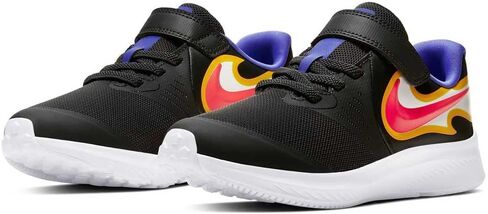 Nike Kids Star Runner 2 (GS) Sneaker (Black/Flame, 11) in Saudi Arabia