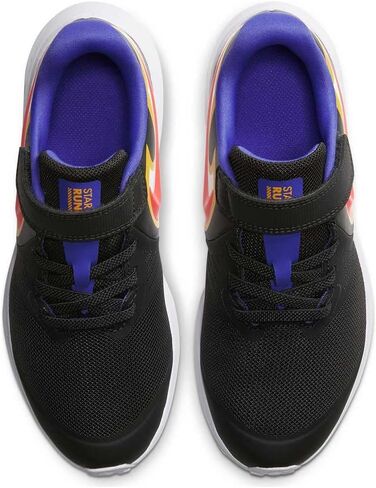 Nike Kids Star Runner 2 (GS) Sneaker (Black/Flame, 11) in Saudi Arabia