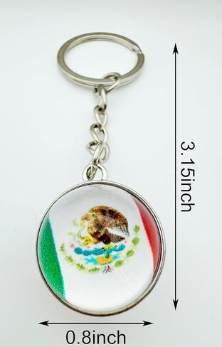 LLBFHH 3 Pcs South America Countries Flag Key Chain, Cool Keychain for Car Keys, Stainless Steel Keyrings & Keychains in Kuwait