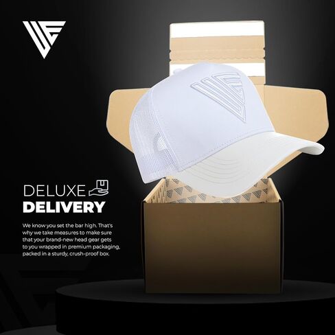 قبعة خلفية شبكية عصرية من Urban Effort - قبعة بيسبول 5-Panel قبعة سائق الشاحنة للنساء - قبعة Snapback عصرية للأماكن الخارجية in Saudi Arabia