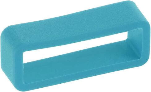 uxcell Watch Band Strap Loops, Rubber Replacement Fastener Rings Silicone Watch Holder Keeper for 22mm Width Watch Band, Yellow 4 Pcs in Kuwait