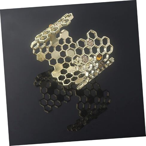 KESYOO Cuff Bracelet Bangle Bracelets Chunky Bracelet Arm Cuff Honey Bee Hive Bracelet Minimalist Bangle Bracelet Aesthetic Bee Jewelry for Women in Saudi Arabia