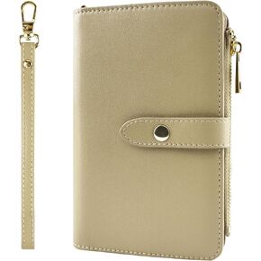 Passport Holder Cover, PU Leather Travel Wallet Case with RFID Blocking, Travel Documents Organizer for Passport, Business Cards, Credit Cards, Boarding Passes