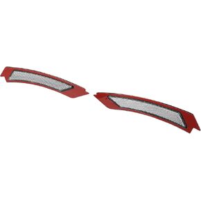 X AUTOHAUX Pair Front Bumper Reflector Side Marker 63147205398 63147205397 for BMW 3 Series E90 E91 LCI 2009-2011 Replace Amber Color Reflector Black