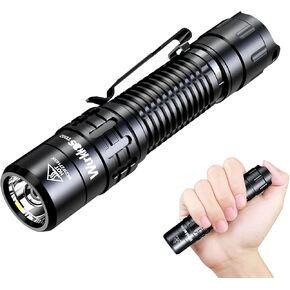Wurkkos TD02 Led Flashlight, Super Bright Pocket Flashlights Rechargeable,High Lumens Tactical Flashlight EDC Flash Light with Type C Charging Port Tail Switch for Outdoor and Indoor Activities in Kuwait
