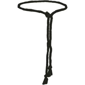 NONGFUGE Simple Cotton long Waist Rope Tie Belt Medieval Plus Size For Girl Women Dresses Pants with Tassels Braided Woven