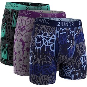 2UNDR Swing Shift Boxer Brief 3 Pack (Tonga/Samoa/Fiji, X-Large), Tonga/Samoa/Fiji, XL