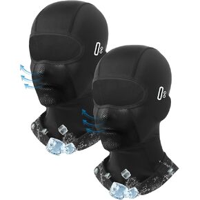 Balaclava Face Mask with Glasses Holes for Men Women Summer Cooling Shiesty Mask Sun UV Protection for Motorcycle Ski Work