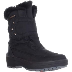 PAJAR Canada Moscou 2 Women's Nylon Waterproof Snow Boots - Retractable Ice Grip for Traction in Snow and Ice