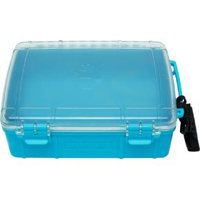 geckobrands Waterproof Dry Box Storage Case, Medium, Neon Green - Watertight & Airtight Dry Box for Phone, Wallet