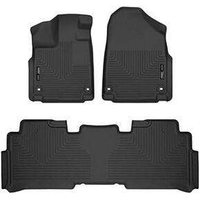 Husky Liners — X-act Contour | Fits 2020 - 2023 Mercedes-Benz GLS450, GLE450, GLE63 AMG S, Front Row - Black, 2 pcs. | 50981