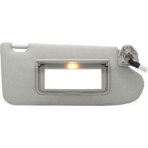 Driver Left & Passenger Right Side Sun Visor Replacement Compatible with Nissan Altima 2013 2014 2015 2016 2017 2018 with Light Switch 96401-3TA2A Color Beige in Kuwait