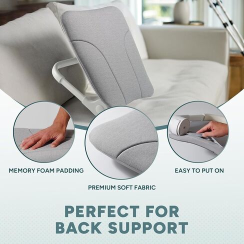 READY ROCKER Deluxe Cloud | Adjustable Ergonomic Portable Rocker | Back Pain Relief & Relaxation | White Rocker & Deluxe Cover | Back & Lumbar Support for Chair | Lightweight & Portable | 3.0 Model in Saudi Arabia