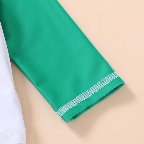 Happy Town Toddler Boys Swimsuits Rashguard Sets Long Sleeve Swim Shirt Trunk Bathing Suits Swimwear Summer Outfits Clothes in Kuwait