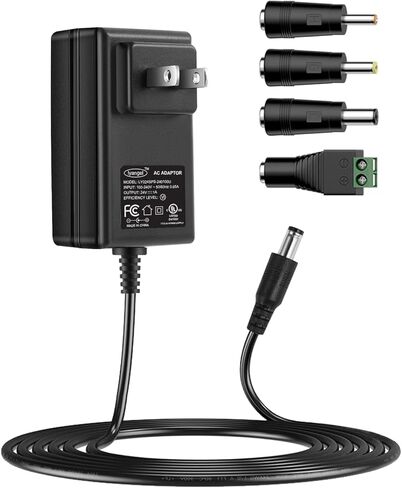 [مدرج في UL] محول إمداد الطاقة VOLTKARE 9.5V1A لـ Casio ADE95100LU مع مصدر طاقة لوحة المفاتيح Casio سلسلة SA/سلسلة CTK/سلسلة LK/سلسلة XW/سلسلة WK/سلسلة لوحة مفاتيح Casio من سلسلة CT - متوافقة فقط in Kuwait