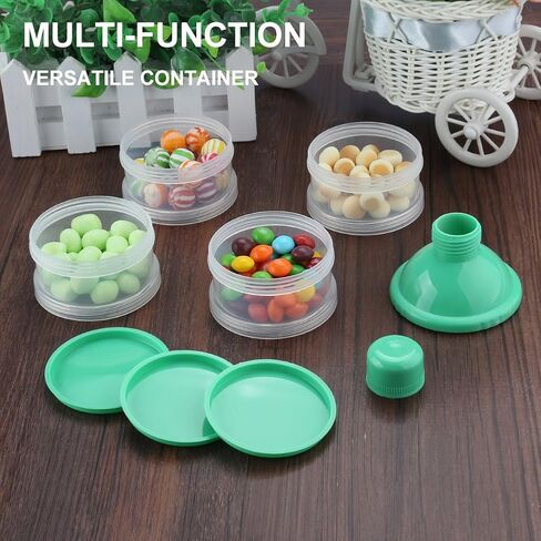 Accmor Formula Dispenser On The Go, 4 Compartments Stackable Formula Container for Travel, Baby Milk Powder Kids Snack Container, BPA Free ﻿ in Saudi Arabia