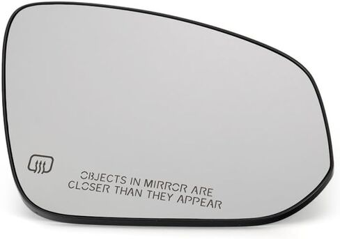 For Toyota Highlander 2014 15 16 17 2018 Mirror Glass Driver Side | Heated | w/Backing Plate | Flat Glass Type | Hybrid Models | Replacement For 87961-0E130 | TO1324125 in Kuwait