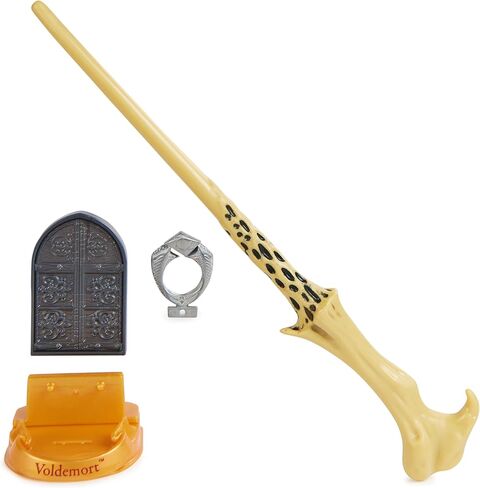 عالم السحرة هاري بوتر، عصا هيرميون جرانجر السحرية لهواة التجميع مقاس 30.48 سم مع حامل وأيقونة مصبوبة، سلسلة المخلوقات السحرية in Kuwait