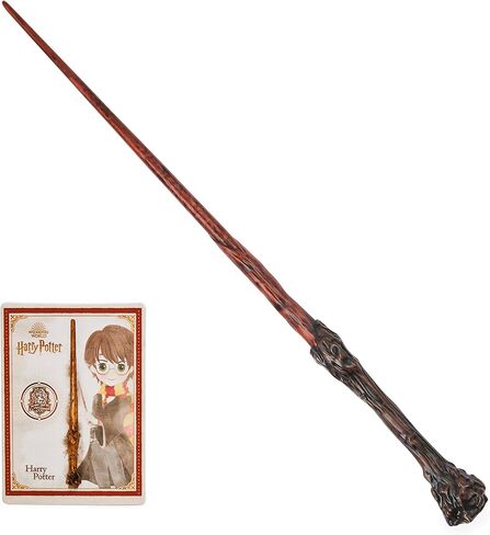 Wizarding World Harry Potter, 12-inch Magical Collector Hermione Granger Wand with Stand & Die-cast Icon, Magical Creatures Series in Kuwait