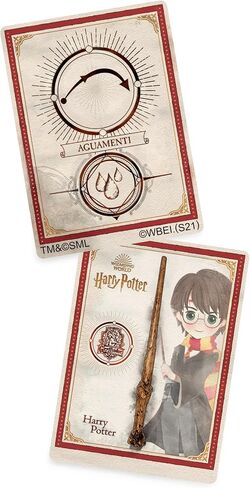 Wizarding World Harry Potter, 12-inch Magical Collector Hermione Granger Wand with Stand & Die-cast Icon, Magical Creatures Series in Kuwait