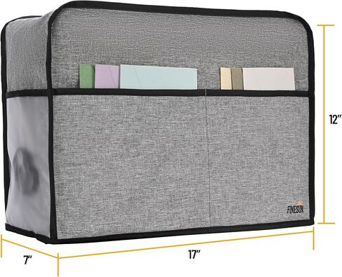 2in1 Sewing Machine Accessories, Includes Sewing Machine Dust Cover and Mat for Brother, Singer, Bernina and Most Machines Grey in Kuwait