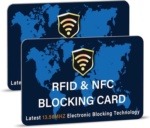 SaiTech IT 10 Pack RFID Blocking Card NFC Contactless Debit/Credit Card ATM Passport Protector ideal for Men & women slim with World map design perfectly fit in wallet(White) in Saudi Arabia