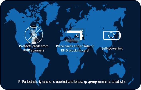 SaiTech IT 10 Pack RFID Blocking Card NFC Contactless Debit/Credit Card ATM Passport Protector ideal for Men & women slim with World map design perfectly fit in wallet(White) in Saudi Arabia